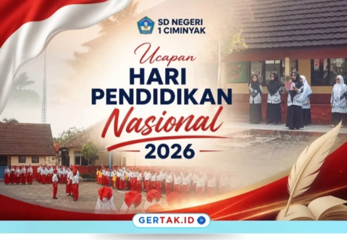 Foto : Moment Upacara Hardiknas 2026 di SDN 1 Ciminyak Berlangsung Khidmat