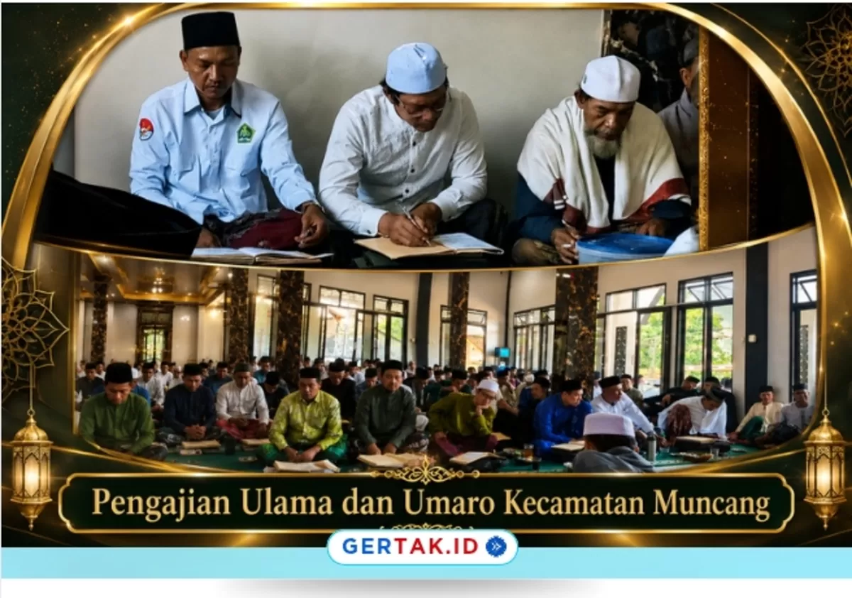 Foto : Moment Pengajian rutin Ulama dan Umaro Kecamatan Muncang 