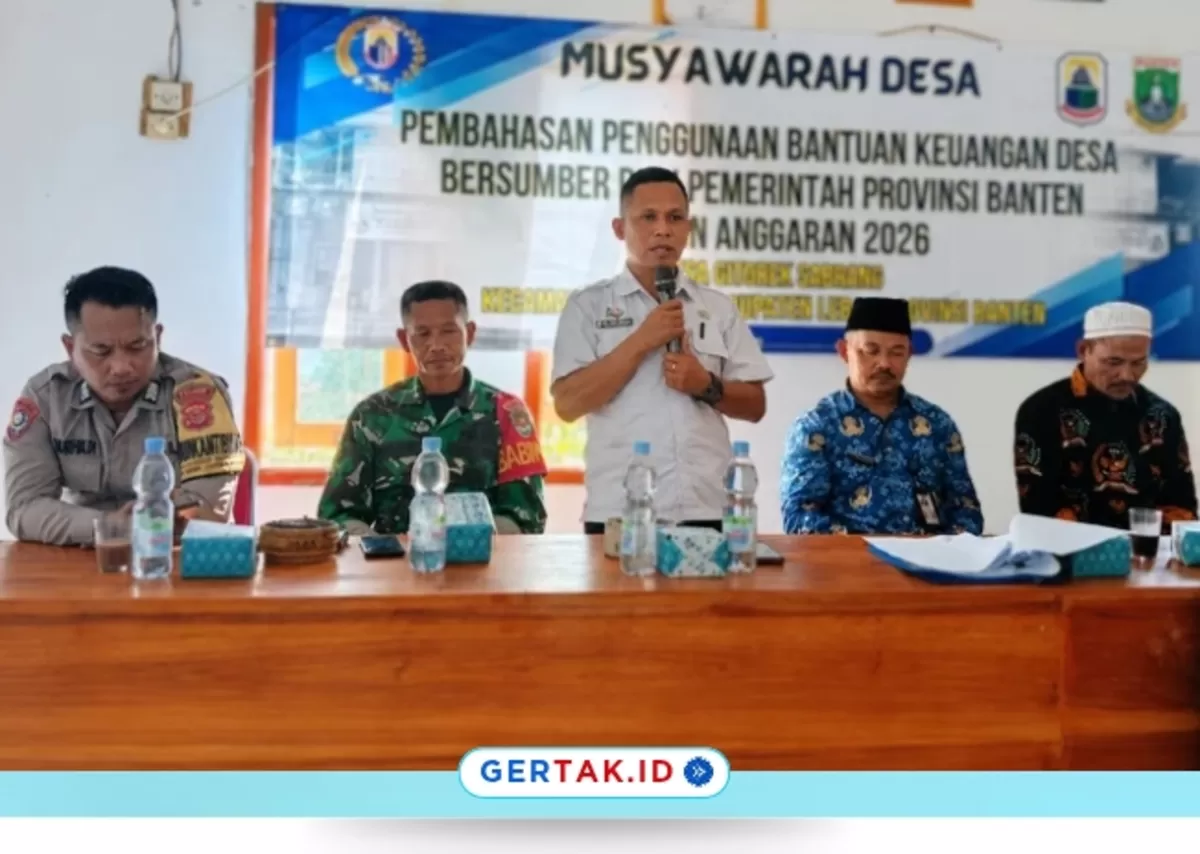 Foto : Giat Musdes Citorek Sabrang Bahas Bantuan Keuangan Desa 2026