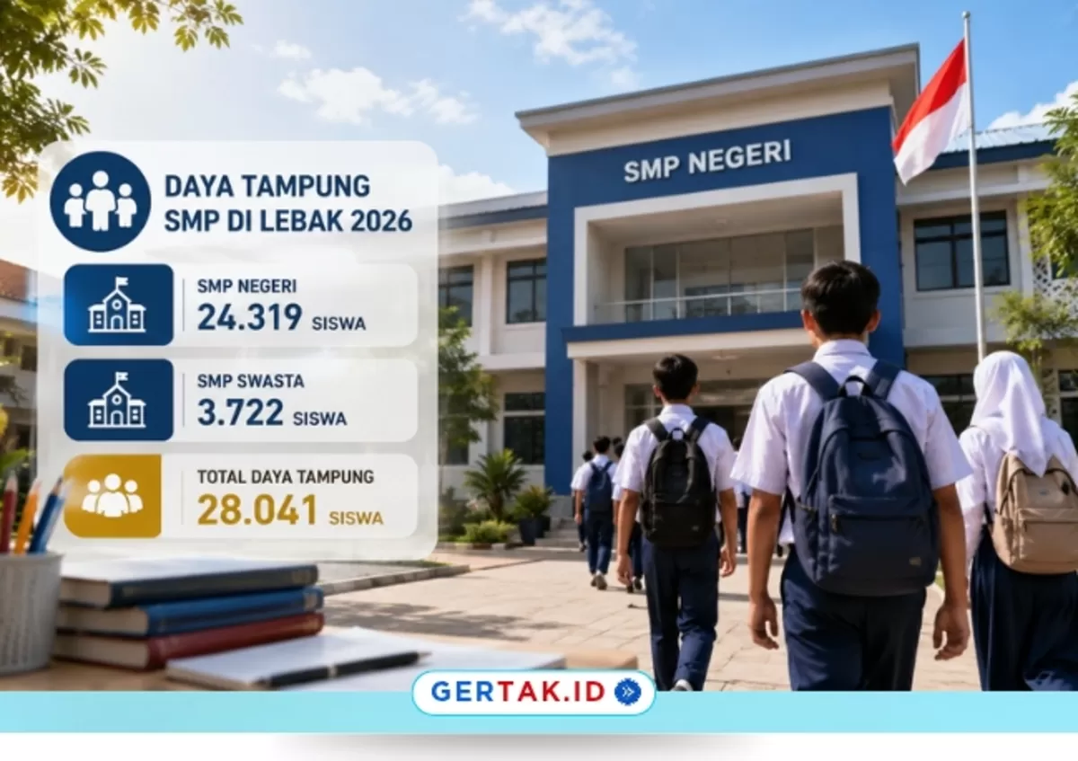 Gambar Ilustrasi : Siswa SMP di Kabupaten Lebak saat persiapan pelaksanaan SPMB tahun 2026.
