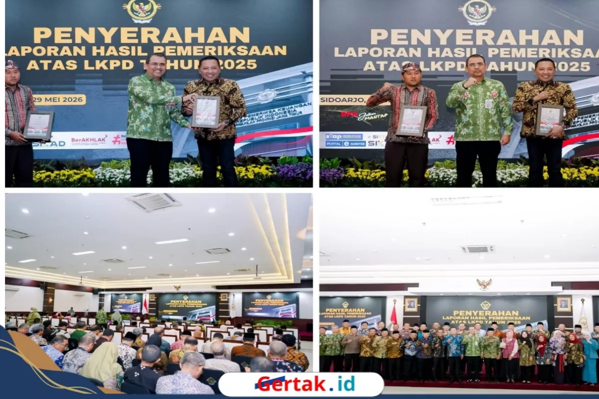 BPK Jatim Serahkan LHP-LKPD 2025, Sampang Hebat Bermartabat Plus Kembali Raih Opini WTP  