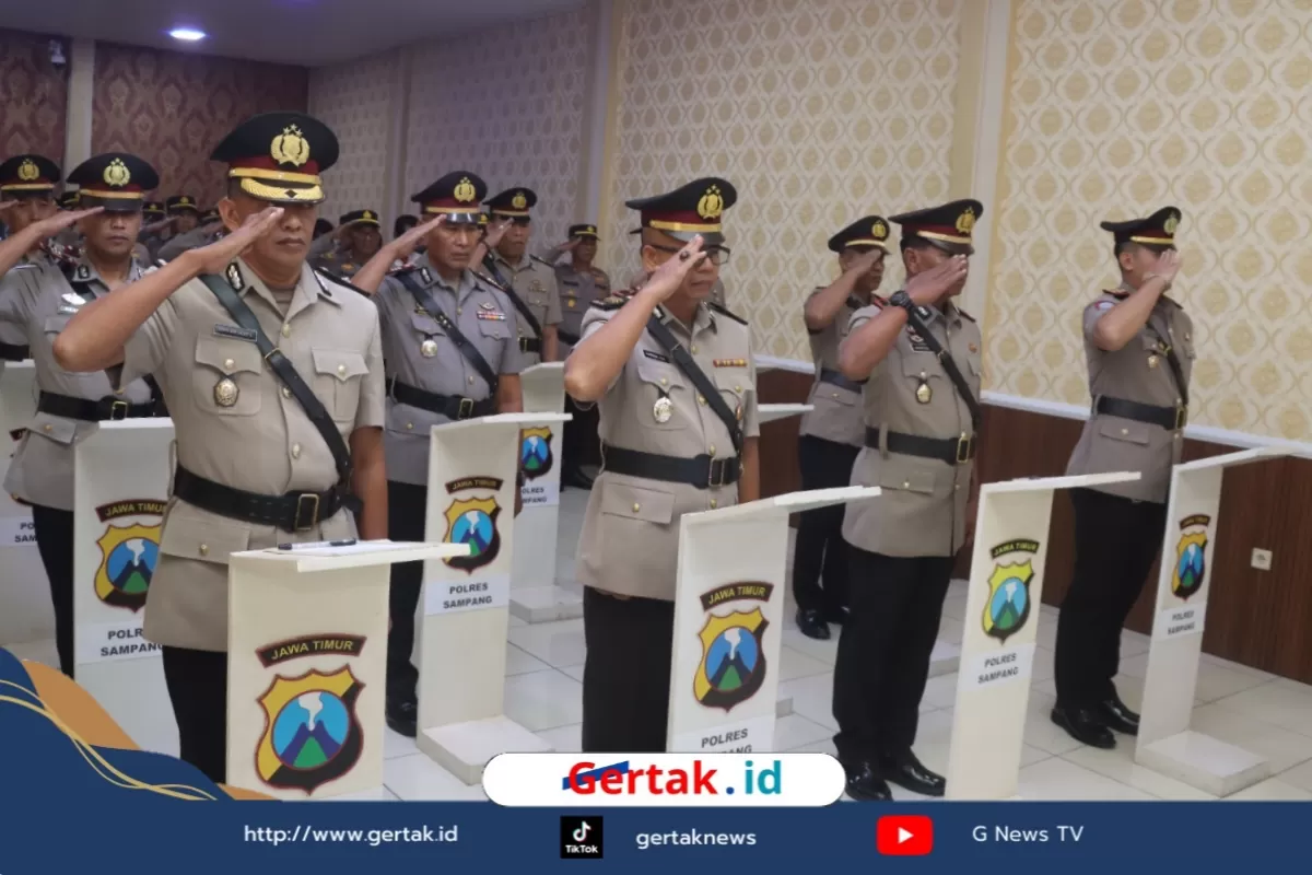 Mutasi Besar-besaran di Polres Sampang, Enam Kapolsek Berganti  