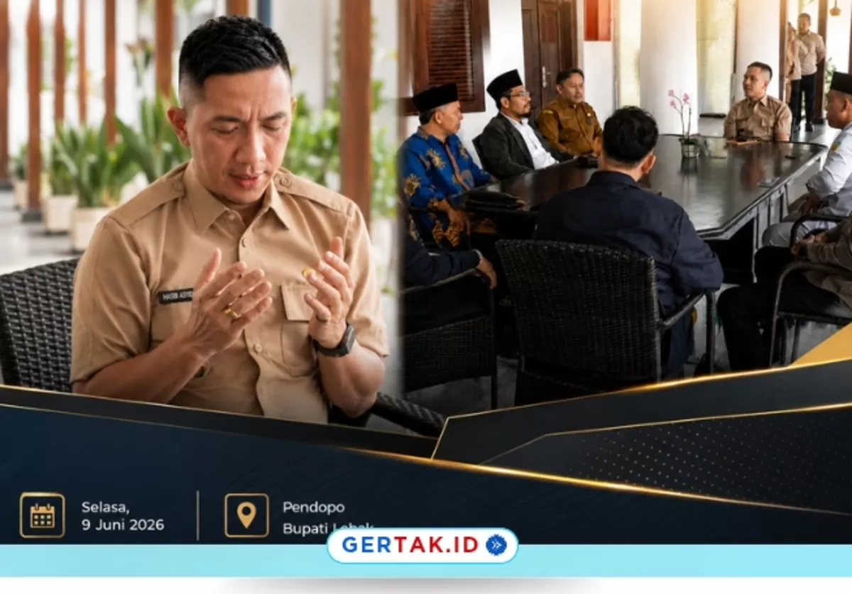 Keterangan foto: Bupati Lebak Hasbi Asyidiki Jayabaya menerima audiensi BAZNAS Kabupaten Lebak di Pendopo Bupati Lebak, Selasa (9/6/2026).