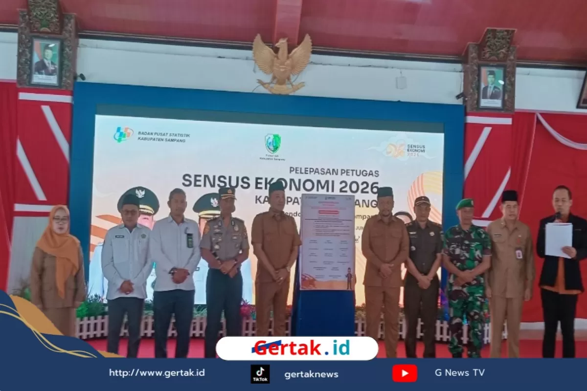 Bupati Sampang Lepas 1058 Petugas Sensus Ekonomi 2026 Demi Data Akurat  