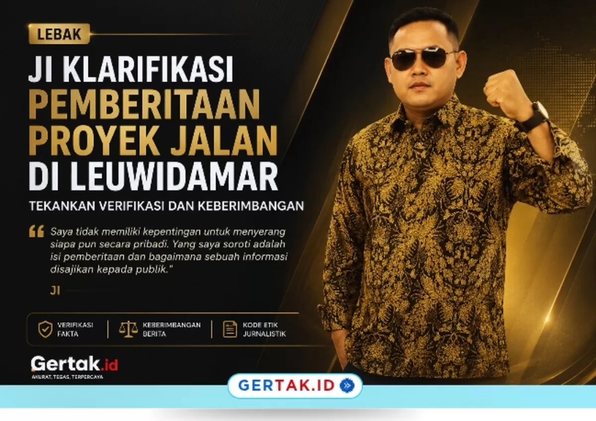 JI memberikan klarifikasi terkait pemberitaan mengenai proyek pembangunan jalan di Desa Cisimeut Induk, Kecamatan Leuwidamar, Kabupaten Lebak, yang belakangan turut dikaitkan dengan dirinya. 