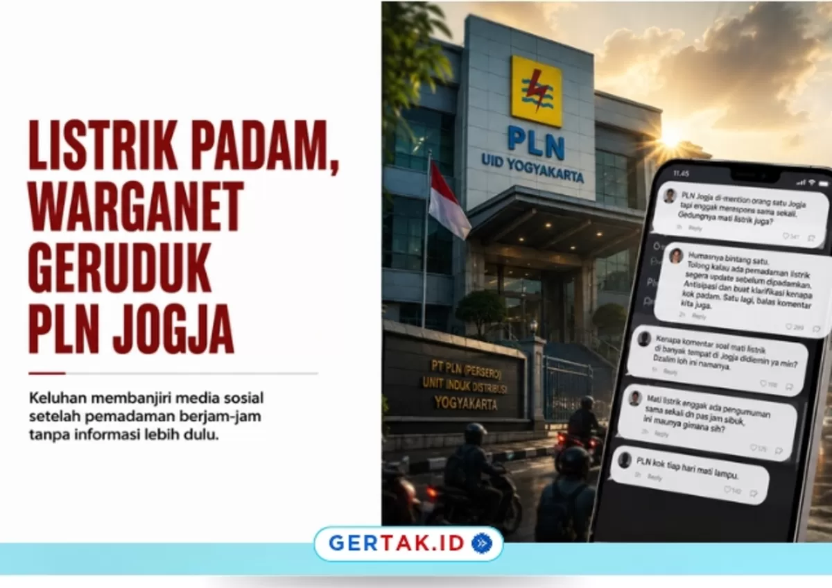 Keterangan Gambar: Ilustrasi Gedung PLN Jogja (AI)