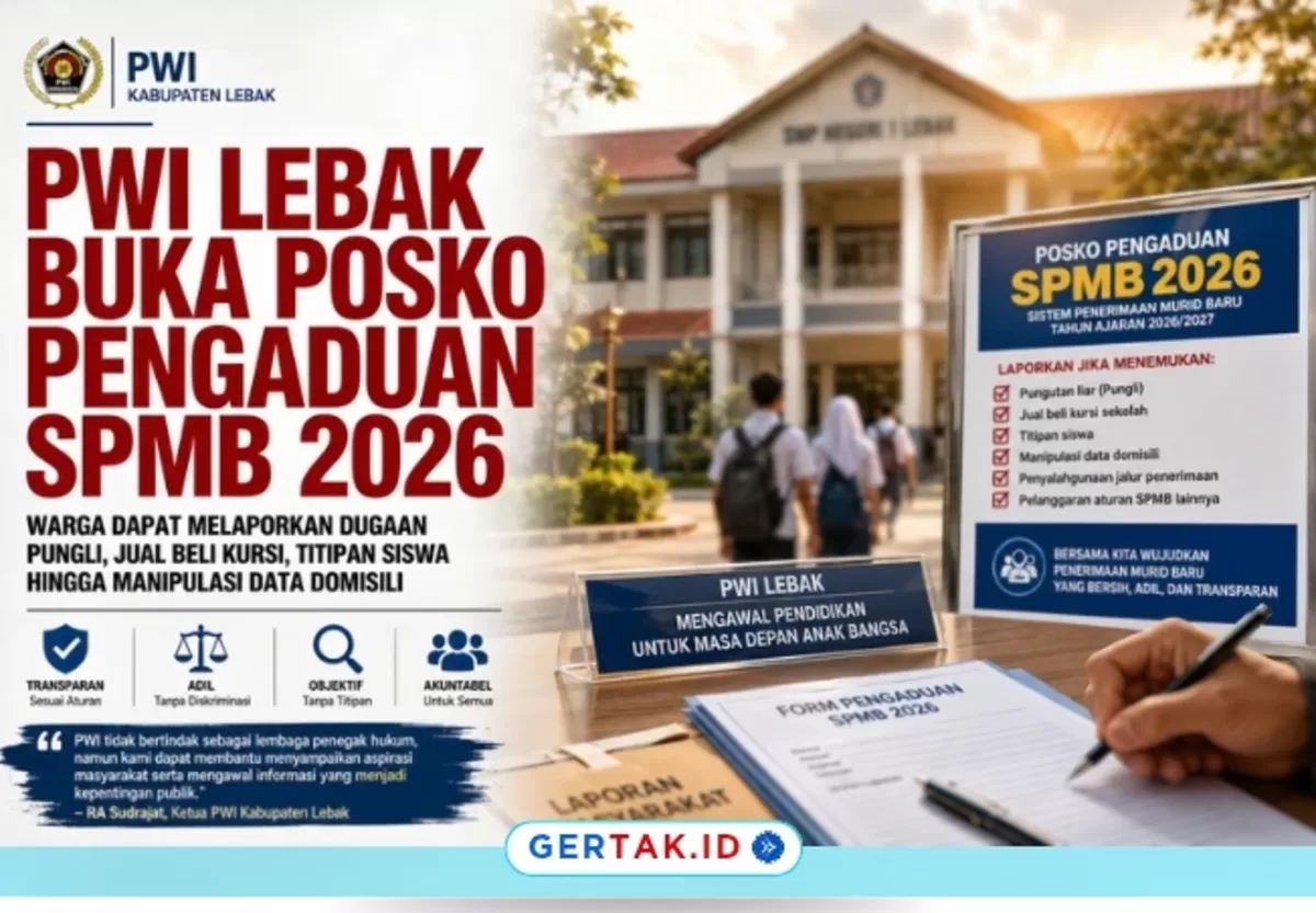 Keterangan Foto: Ilustrasi layanan pengaduan masyarakat terkait pelaksanaan Sistem Penerimaan Murid Baru (SPMB) Tahun Ajaran 2026/2027./Dok.GERTAK.ID |Ilustrasi AI