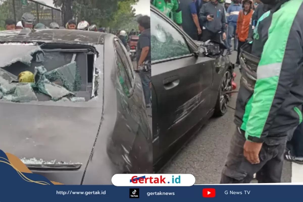 BMW i5 Diduga Tabrak Lari di Jakbar, Dikejar dan Diamuk Massa  