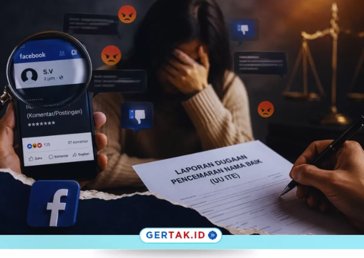 Keterangan Gambar: Ilustrasi dugaan pencemaran nama baik melalui media sosial./Ilustrasi 
