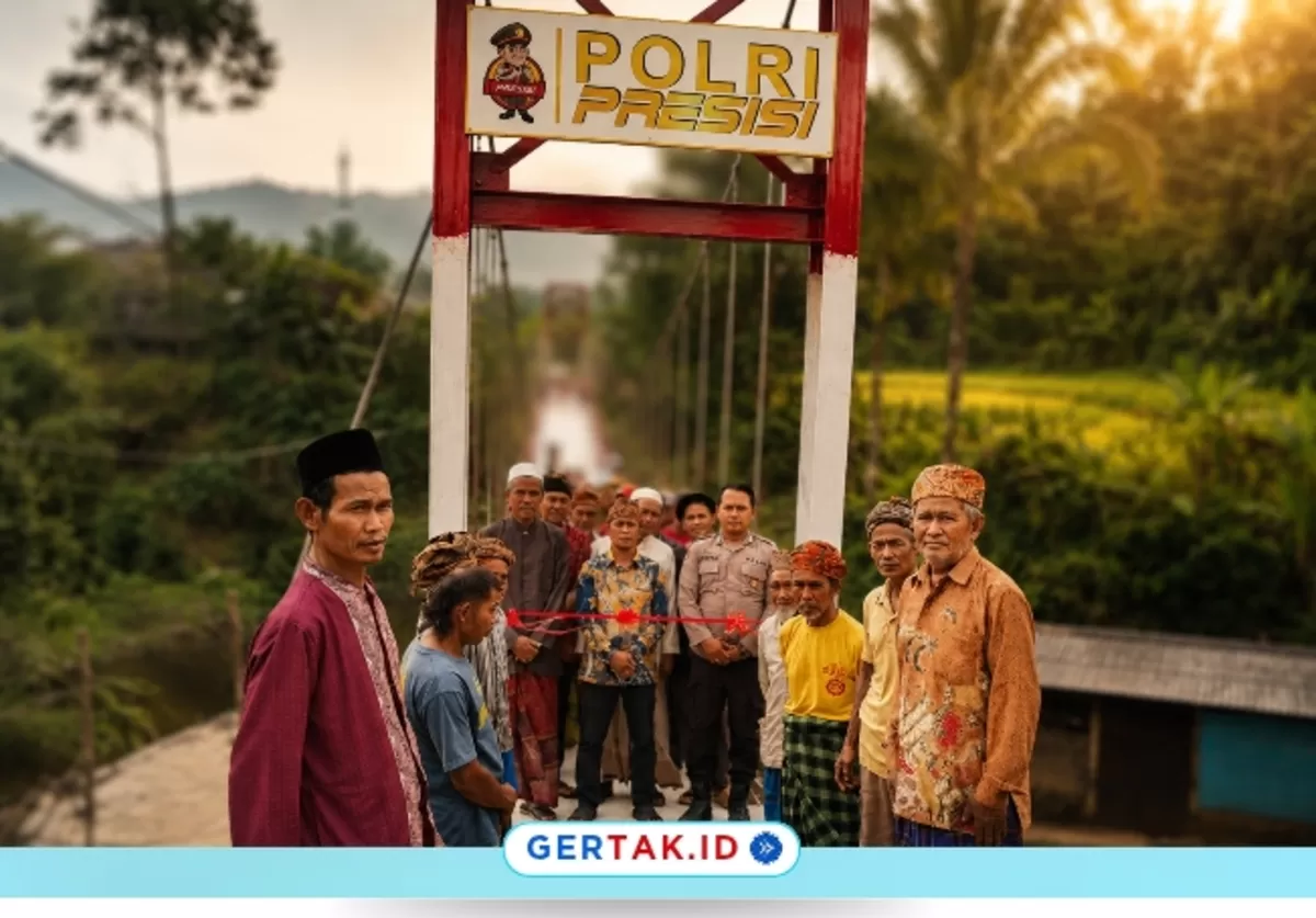 Keterangan foto: Peresmian Jembatan Gantung Merah Putih Presisi di Desa Citorek Sabrang, Kecamatan Cibeber, Kabupaten Lebak, Jumat (26/6/2026)./Dok.Pemdes Citorek Sabrang
