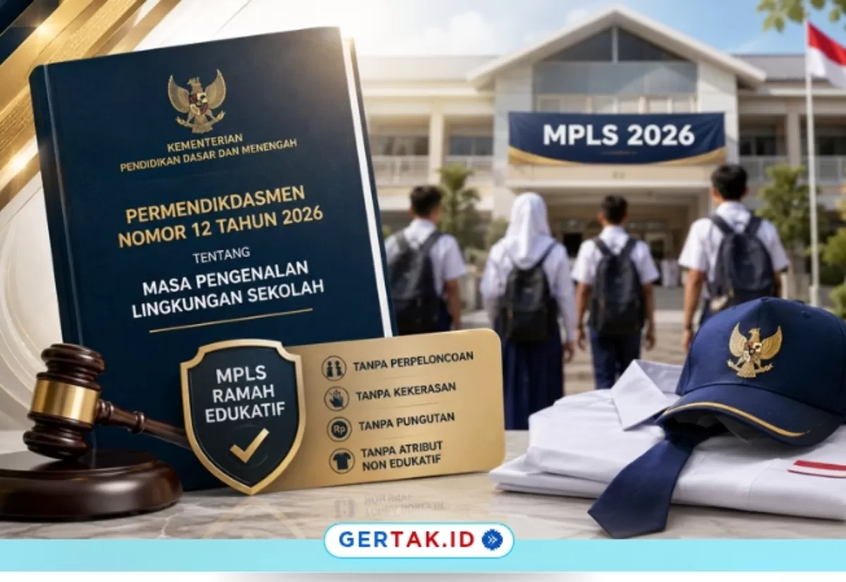 Keterangan Foto : Kebijakan penggunaan seragam dan atribut pada Masa Pengenalan Lingkungan Sekolah (MPLS) Tahun 2026 sesuai ketentuan Kemendikdasmen./Gambar Ilustrasi AI