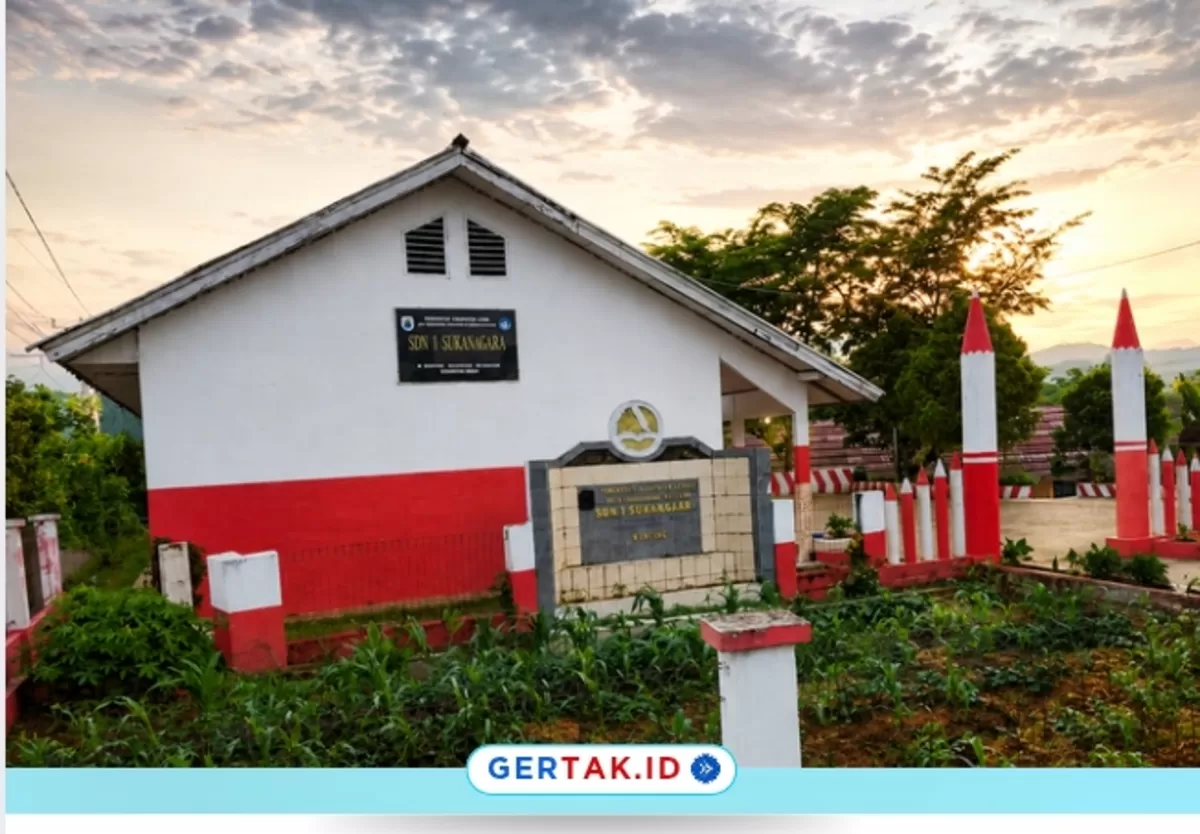 Keterangan Foto : Potret Salah satu Gedung SDN 1 Sukanagara Kecamatan Muncang, Lebak Banten./Dok.Gertak.id