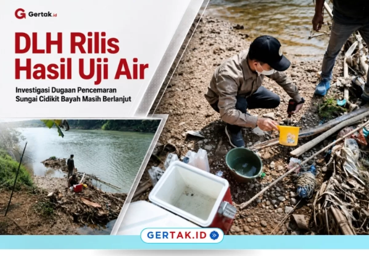 Keterangan Foto: Tim DLH Kabupaten Lebak mengambil sampel air di Sungai Cidikit, Kecamatan Bayah, sebagai tindak lanjut laporan dugaan pencemaran./Dok. Instagram @dlh_lebak