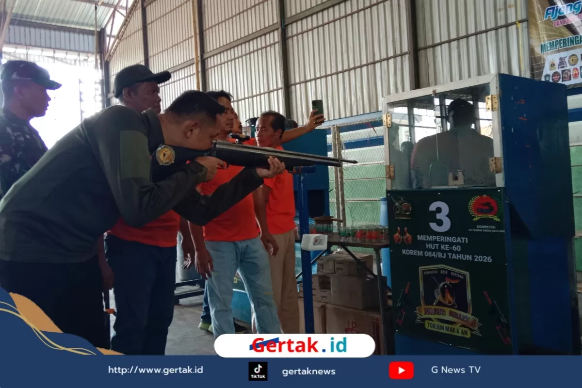 Dandim 0828 Sampang Buka Uji Tembak Batu Akik, Ratusan Peserta Padati GOR Indoor  