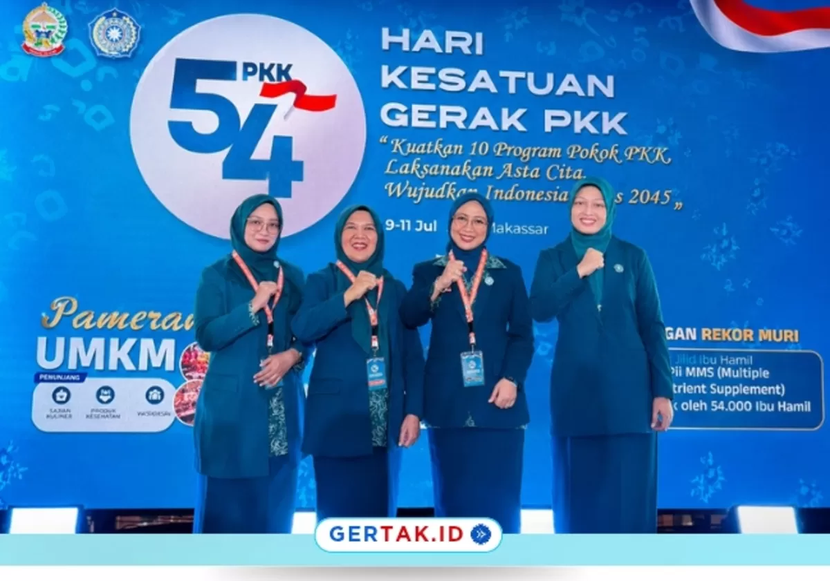 Foto : Pengurus TP PKK Lebak saat menghadiri HKG PKK Nasional 2026./Dok.Ig@lebak.kab