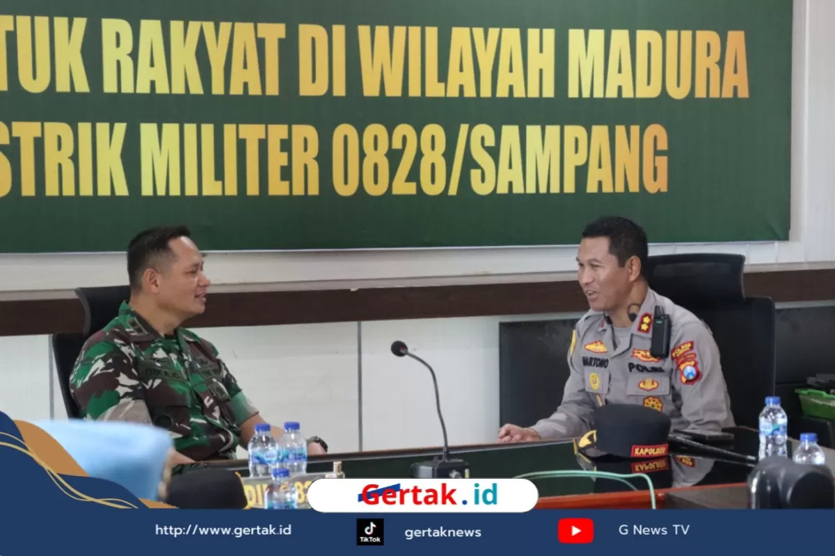 Kapolres Hartono dan Dandim Sampang Perkuat Sinergi Tangkal Ancaman Stabilitas Nasional  