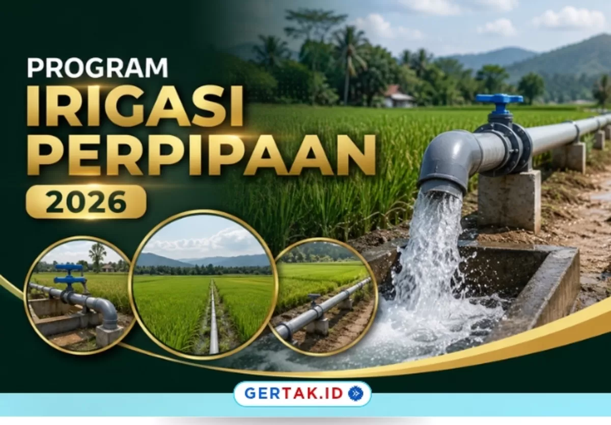 Keterangan Gambar : Ilustrasi Program Perpipaan dari Kementerian Pertanian.(Ilustrasi AI)