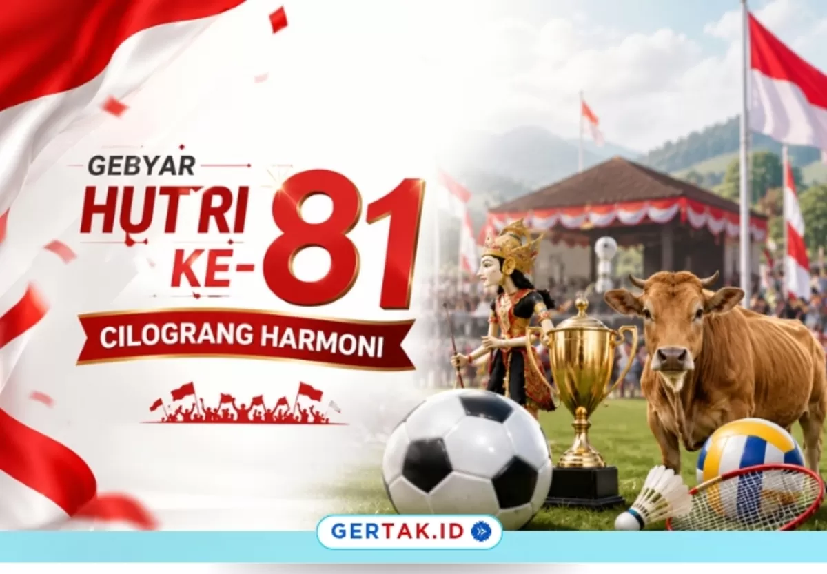 Keterangan Gambar : Ilustrasi Kecamatan Cilograng akan menggelar Gebyar HUT RI Ke-81 "Cilograng Harmoni" dengan turnamen sepak bola berhadiah satu ekor sapi, wayang golek.(Ilustrasi AI)
