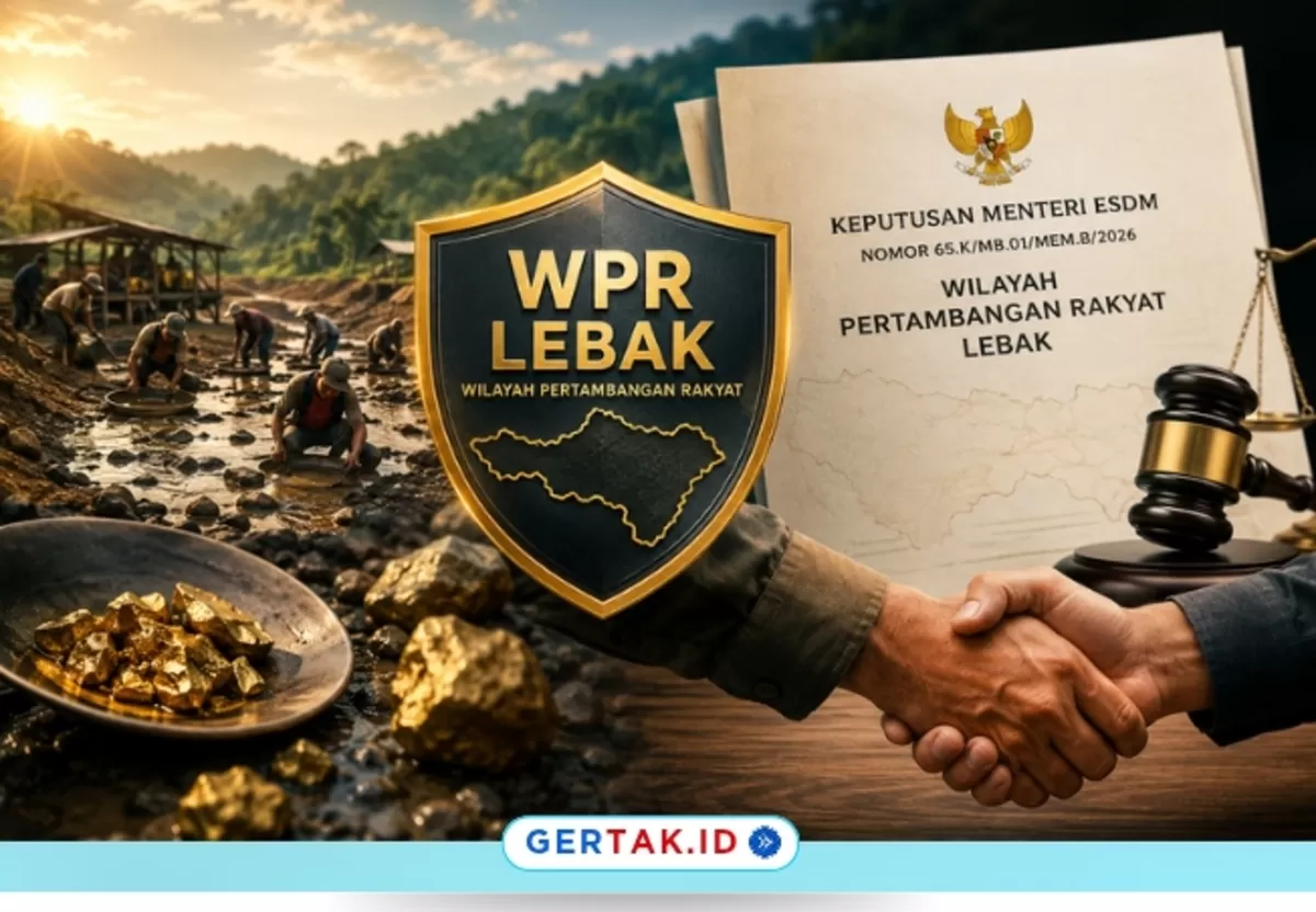 Keterangan Gambar : Ilustrasi WPR Lebak Seluas 528,69 Hektare Ditetapkan, Pemkab Tegaskan untuk Masyarakat.(Ilustrasi AI)