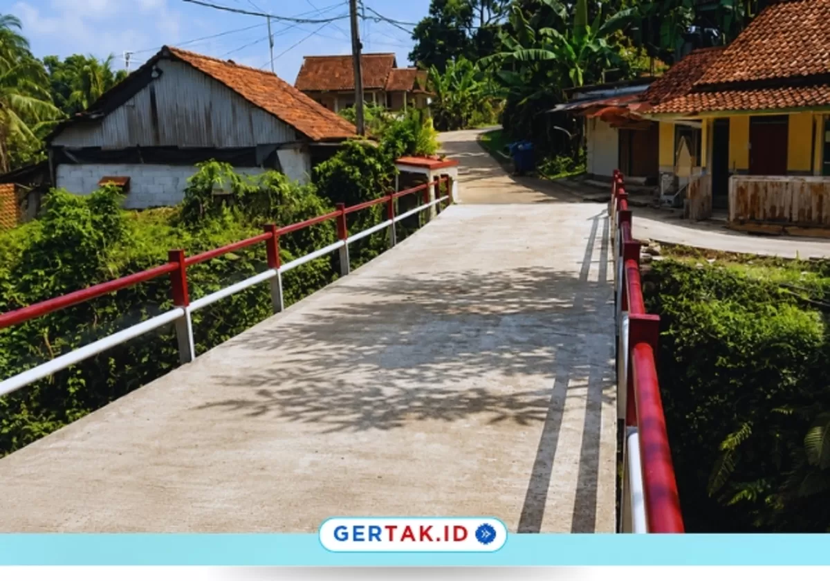Jembatan Garuda di Lebakgedong Resmi Beroperasi./Dok.Instagram Pemcam Lebakgedong