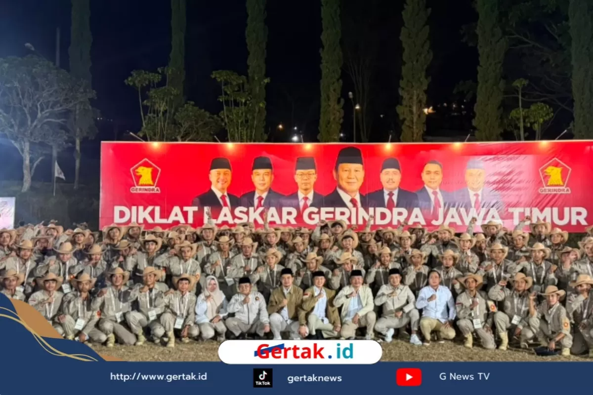 Gerindra Gembleng Laskar Jatim, DPC Sampang Targetkan Kader Militan Menangkan Perjuangan Partai  
