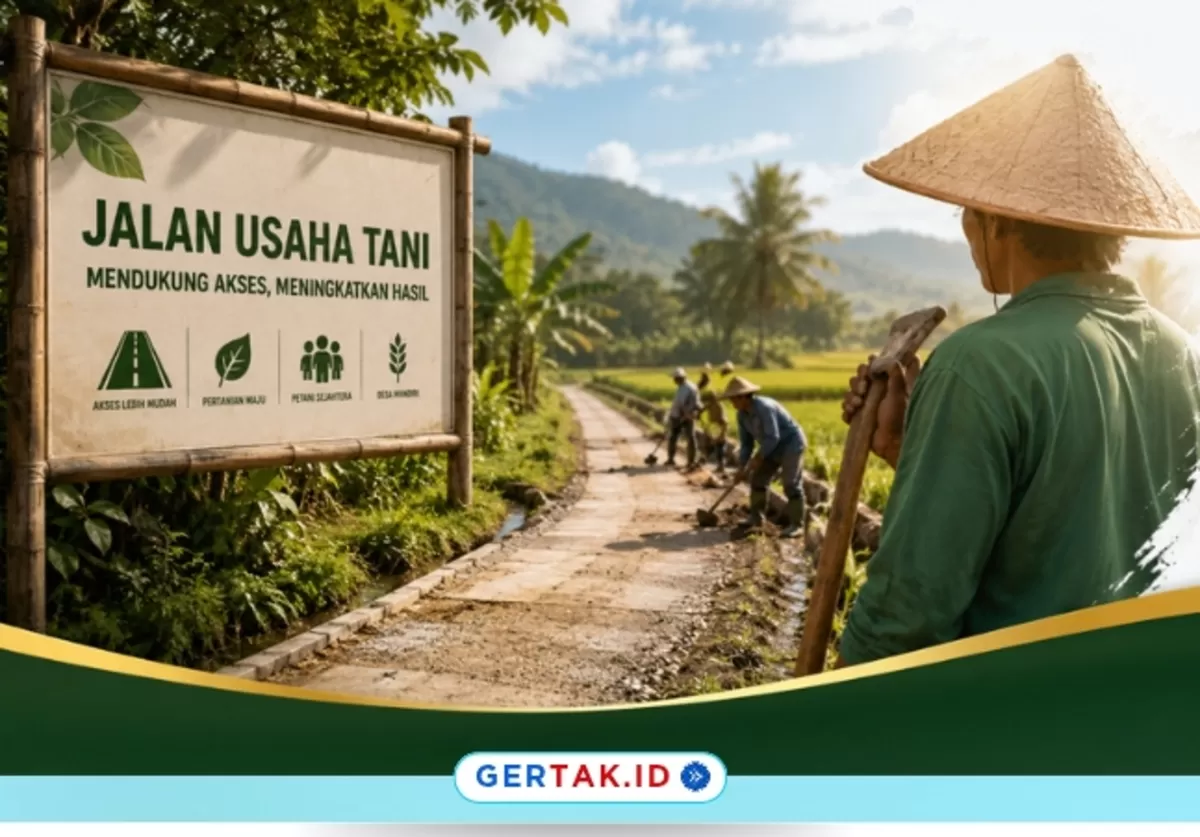 18 Kelompok Tani di Lebak Masuk Program Jalan Usaha Tani 2026.(Gambar Ilustrasi AI)