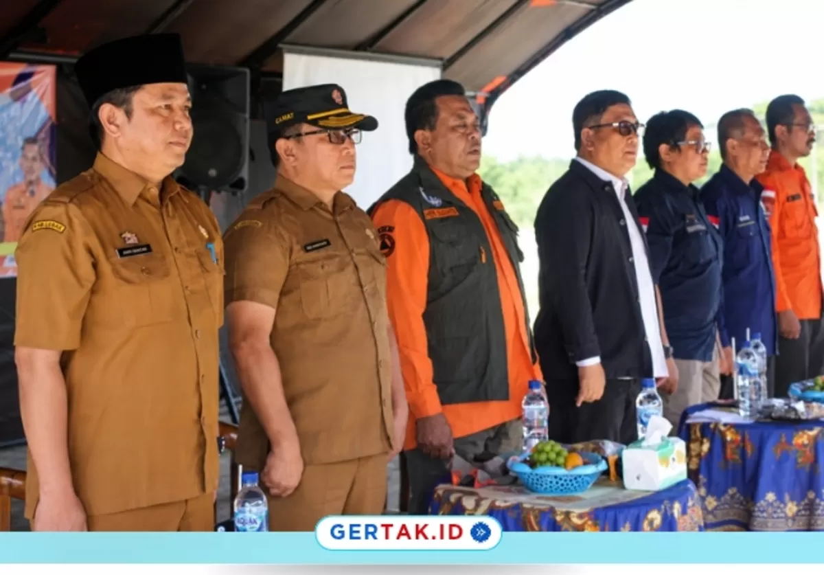 Foto : Moment Wabup Lebak Pimpin Rakor Penanggulangan Bencana di Kecamatan Leuwidamar./Dok.Protokollebak/Gertak.id