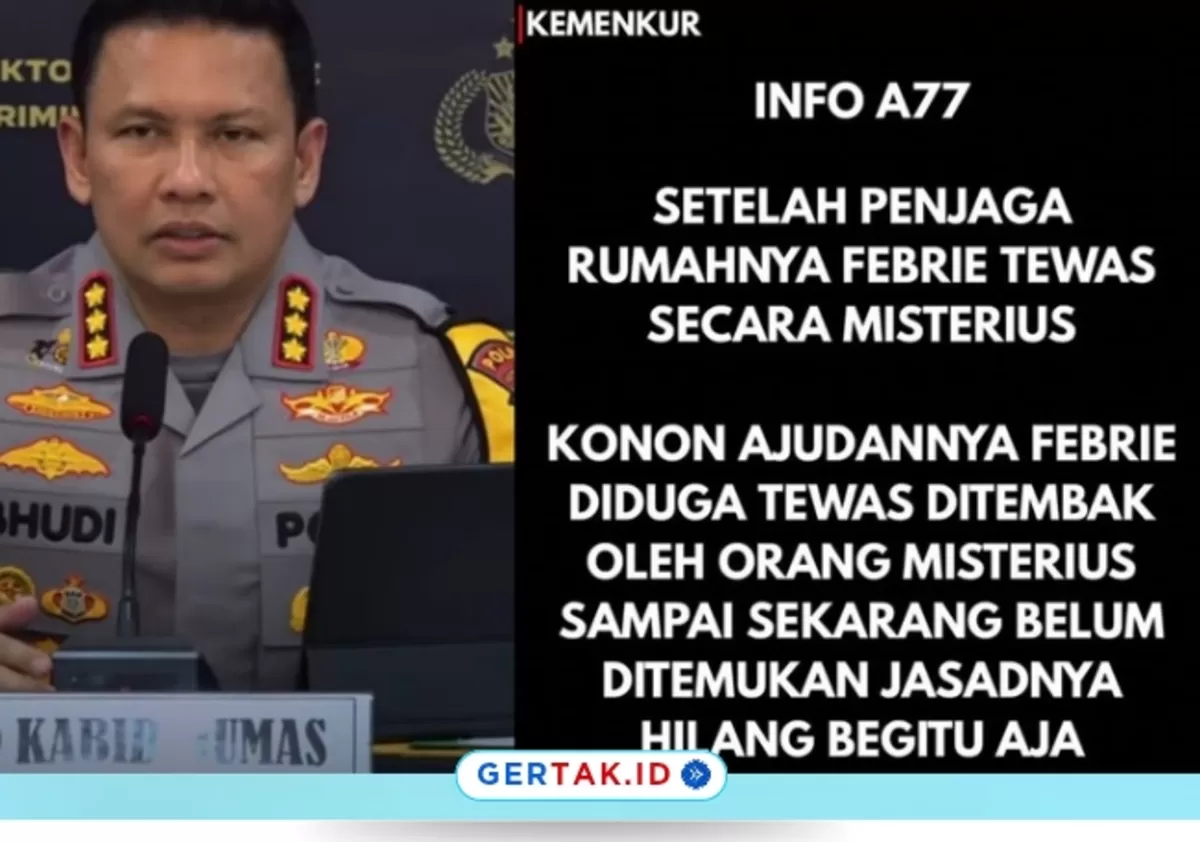 Polisi buka suara soal kabar ajudan eks Jampidsus Febrie Adriansyah tewas ditembak. (Dok.Polri - Threads/kementerian_kurangajar)