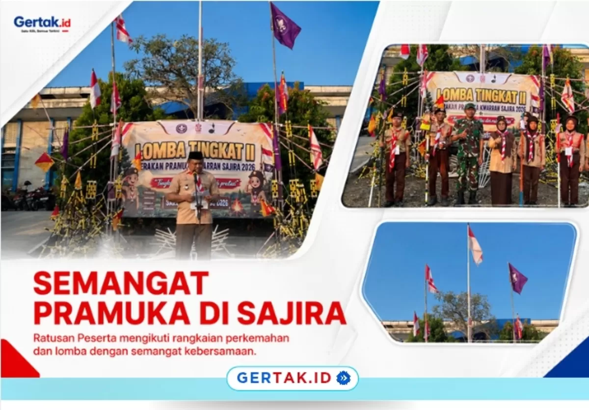 LT II Pramuka Sajira 2026 Digelar, Peserta SD/MI hingga SMP/MTs Ikut Berlomba./Dok.Gertak.id
