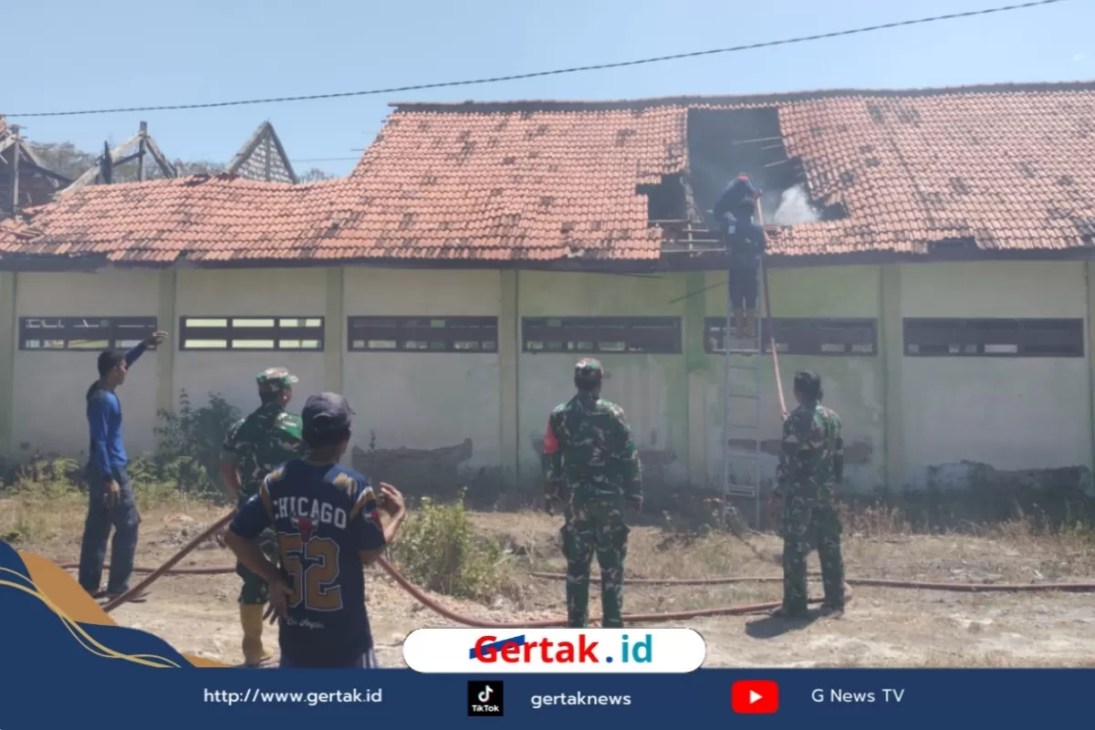 Lahan dan Bangunan SD Terbakar di Sampang, Diduga Gegara Bakar Sampah  