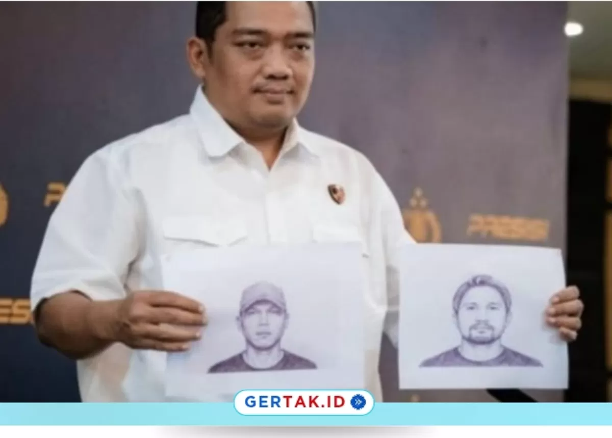 Polda Metro Jaya ungkap sketsa wajah terduga pelaku pengeroyokan Bambang Setiawan, warga Pejompongan, Jakarta Pusat yang tewas pada 27 Agustus 2026 lalu./Dok.Polda Metro Jaya