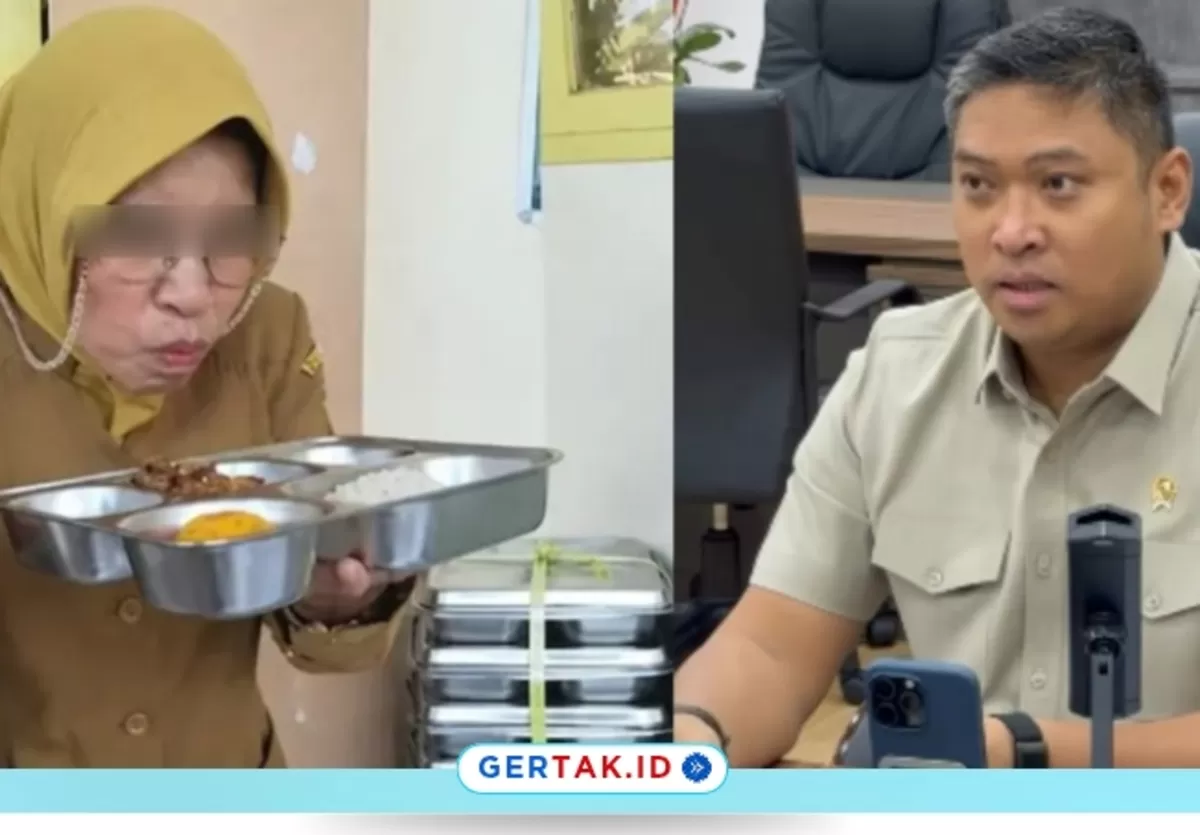 Viral Guru di Bogor Protes Instruksi Pengecekan Makanan Program MBG./Dok.Instagram.com @reset.feeds - @sudaru_sudaryono