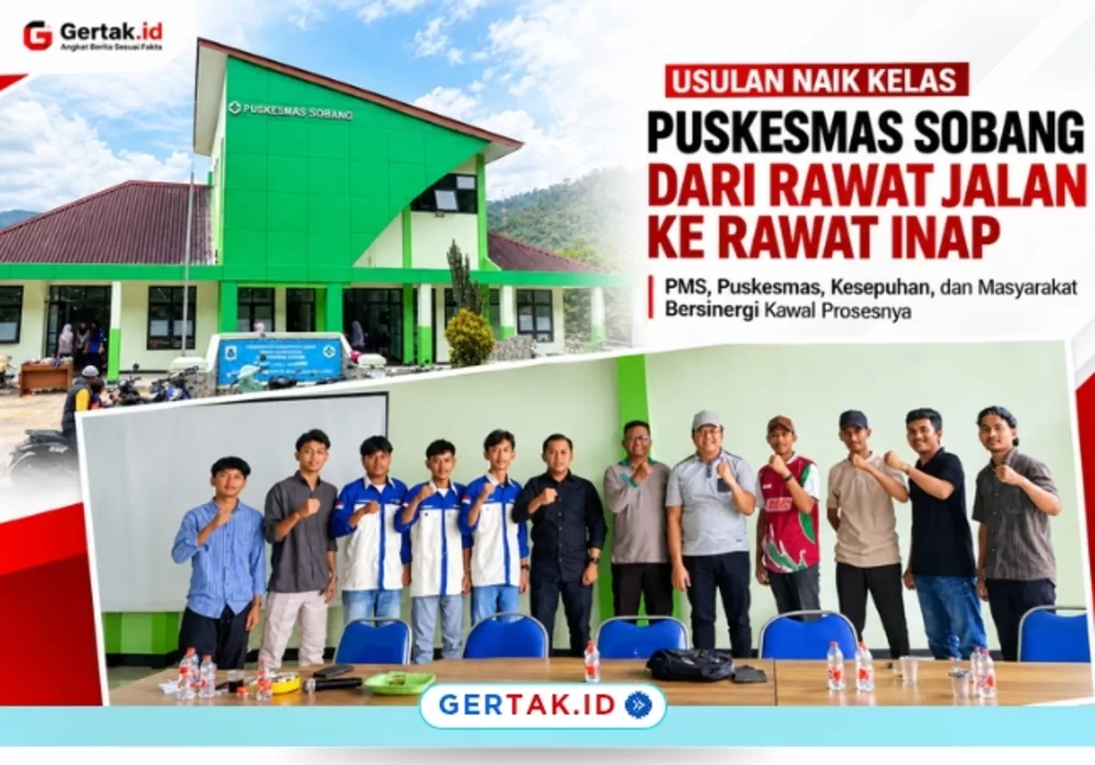 Pergerakan Mahasiswa Sobang Dorong Puskesmas Beralih Jadi Rawat Inap./Dok.PKMSobang