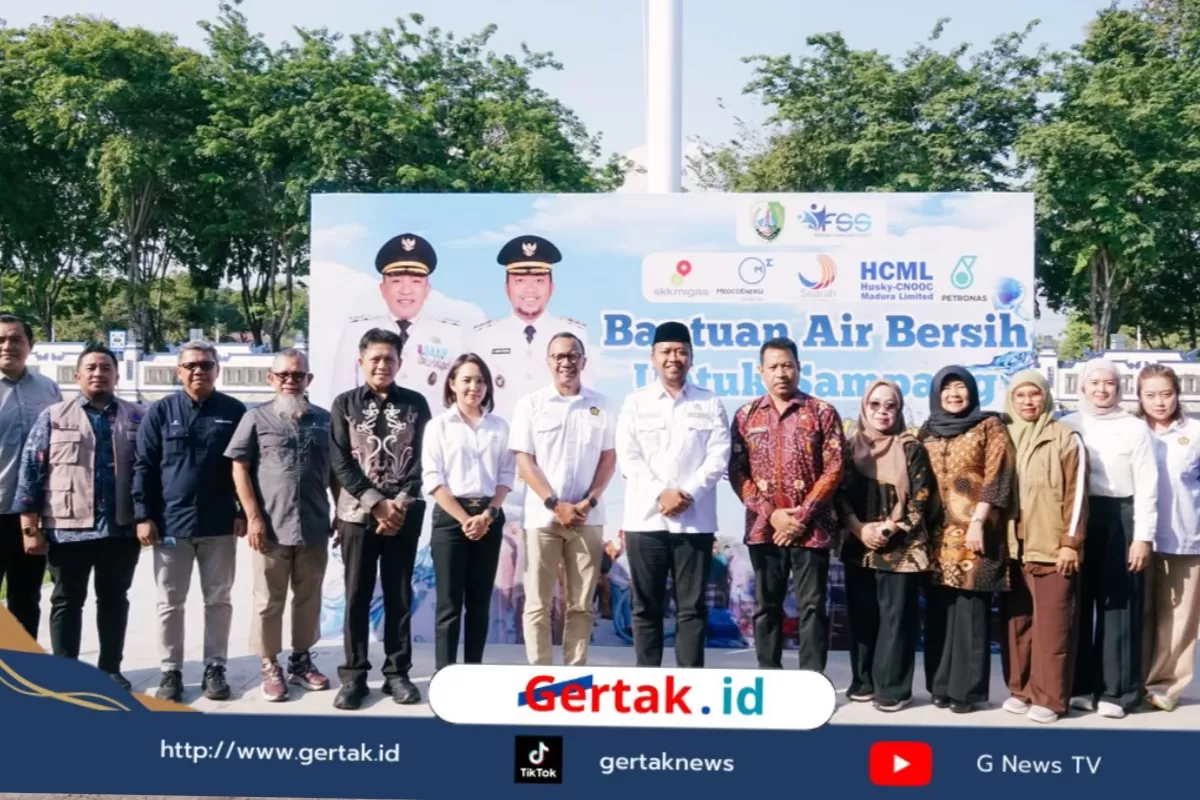 Kekeringan Sampang Meluas, HCML dan SKK Migas Salurkan Sejuta Liter Air Bersih  