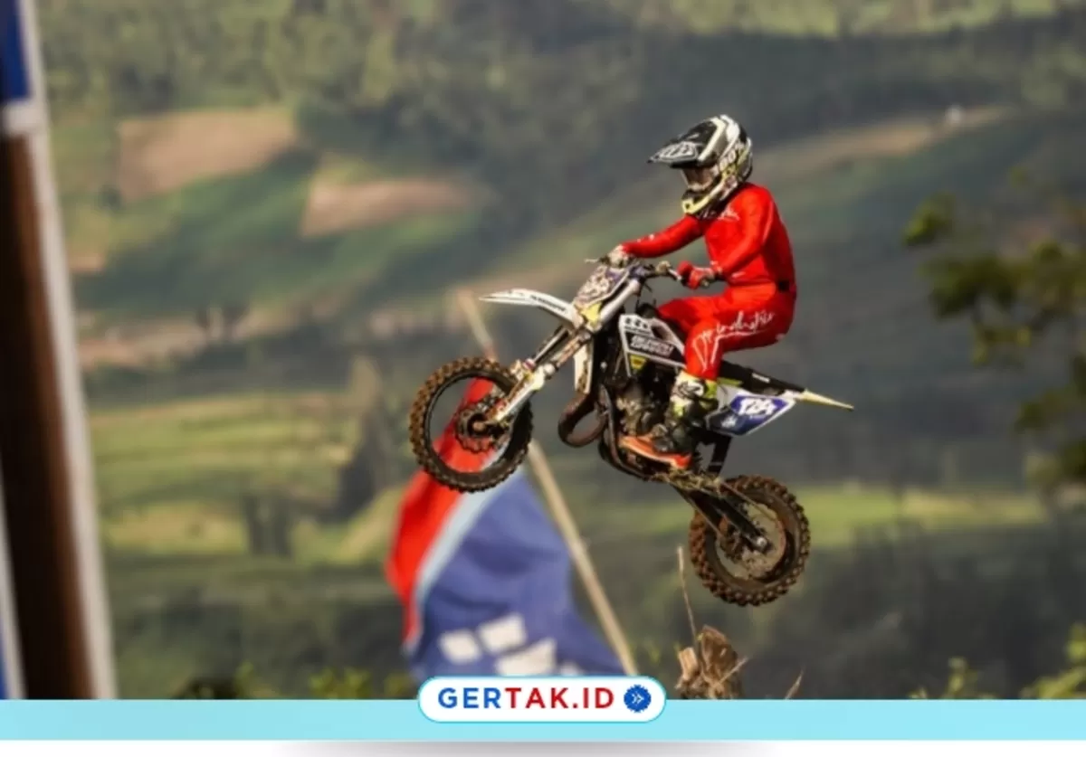 Rafi Alfarizi Raih Juara 3 Nasional Motocross MX 65 Pro./Dok.Istimewa