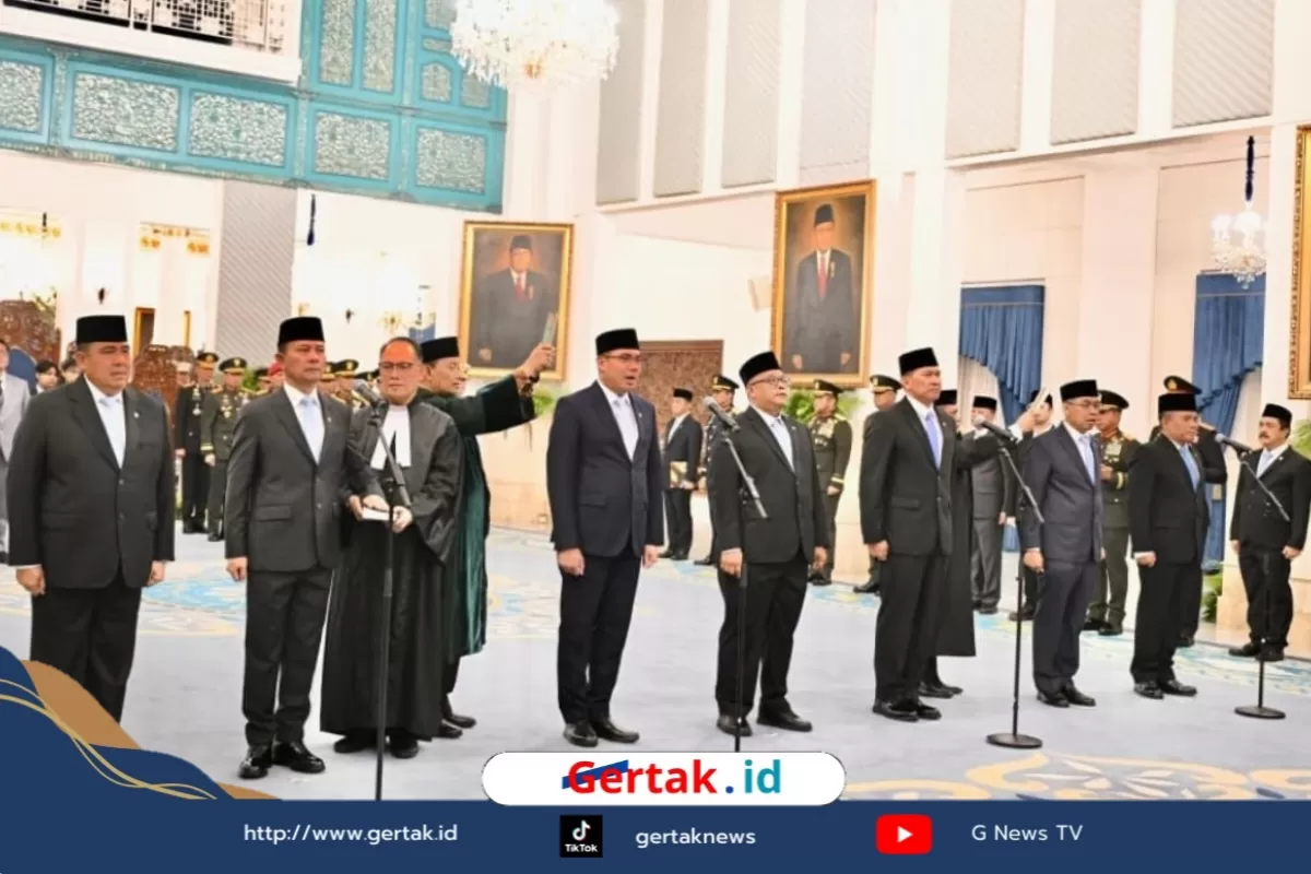 Prabowo Lantik 7 Pejabat Baru, Kristomei Sianturi Pimpin BNPB  
