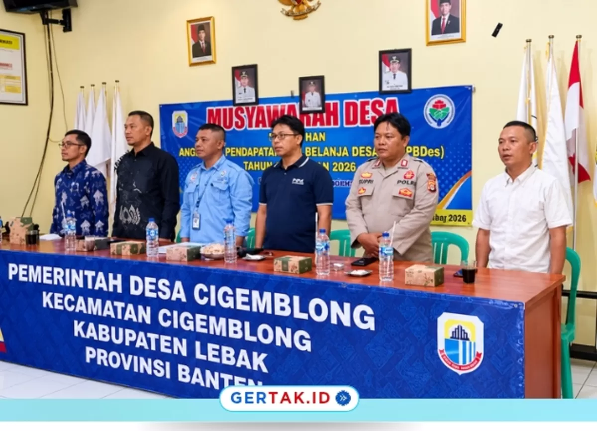 Moment Musdes P-APBDes 2026 Desa Cigemblong, Jum'at (16/10/26)./Dok.Pemdescigemblong