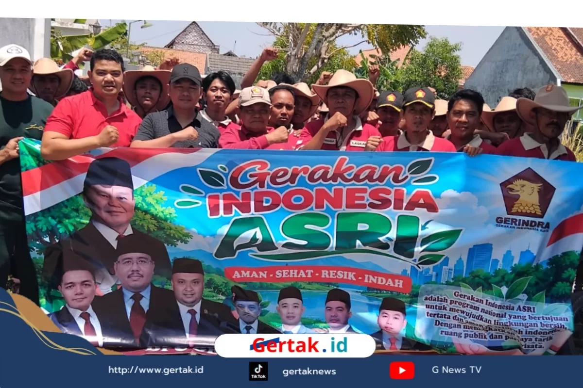 Gerindra Sampang Turun ke Jalan!! Aksi Indonesia ASRI Gaungkan Arahan Prabowo