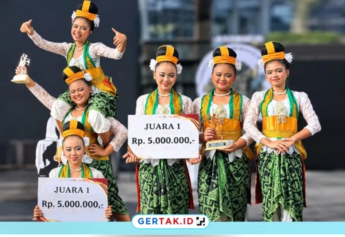 Tiga Siswi SMPN 2 Sobang Raih Juara Tari di Lebak./Dok.Ig@smpn2sobang