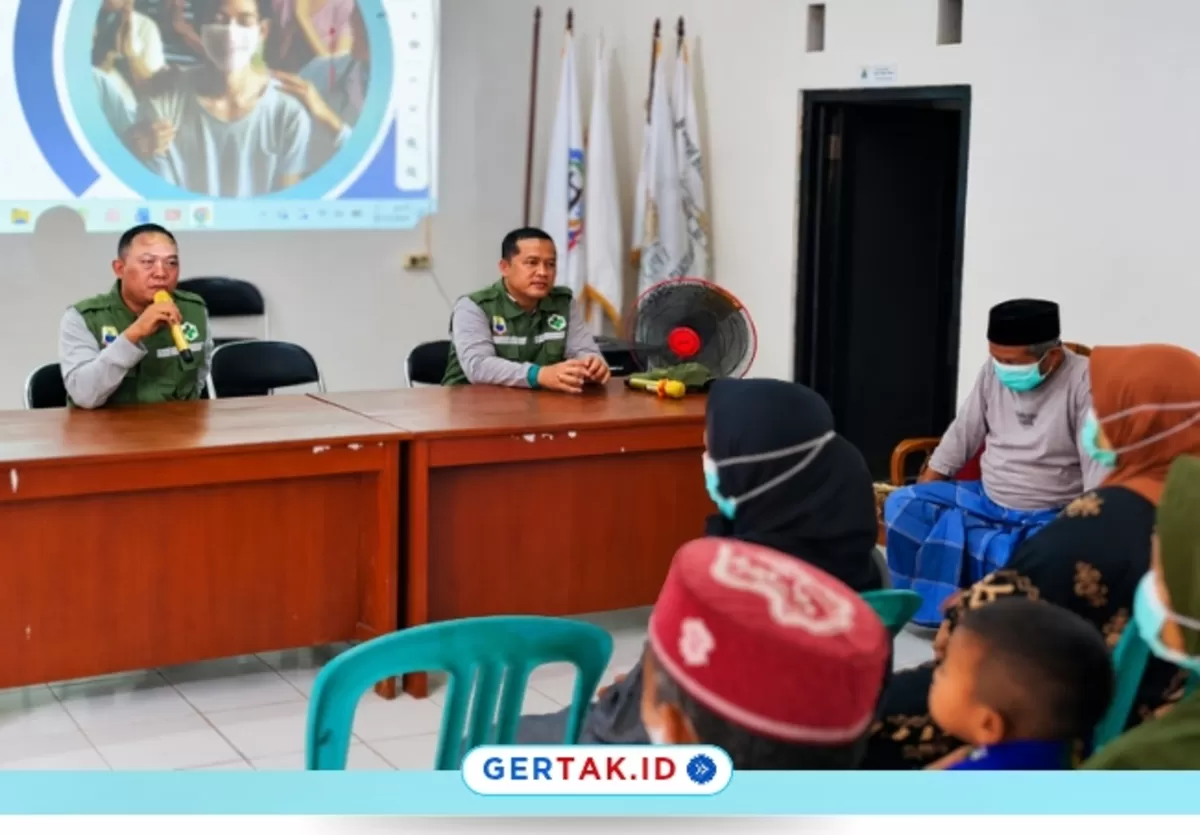 Tracing TBC di Desa Maraya, Puskesmas Sajira Ajak Warga Deteksi Dini./Foto.Dok.PKMSajira