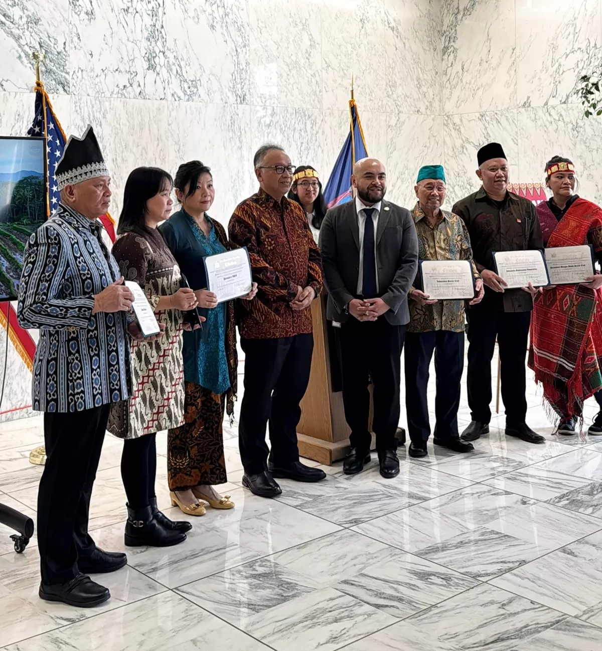Indonesian Community Leaders received NY State Awards