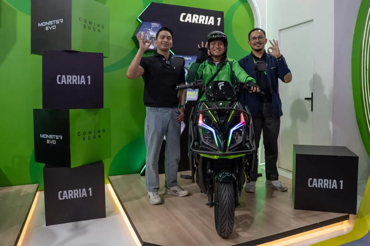 Carria Ofero Perkenalkan Carria 1, Motor Listrik Berdaya Angkut 200 Kg dengan ...