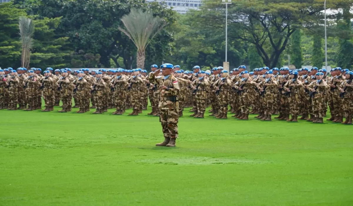 Satgas TNI akan bertugas di Lebanon Selatan di bawah bendera PBB. Jaga nama baik bangsa dan negara, (Stef)