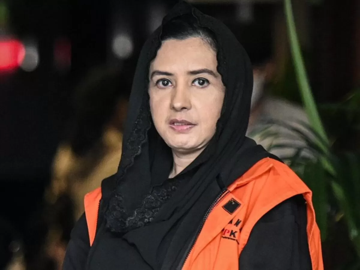 Bupati Pekalongan nonaktif Fadia Arafiq (Foto: ANTARA FOTO/Sulthony Hasanuddin)