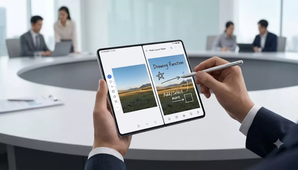 Huawei Pura X Max (ilustrasi AI)