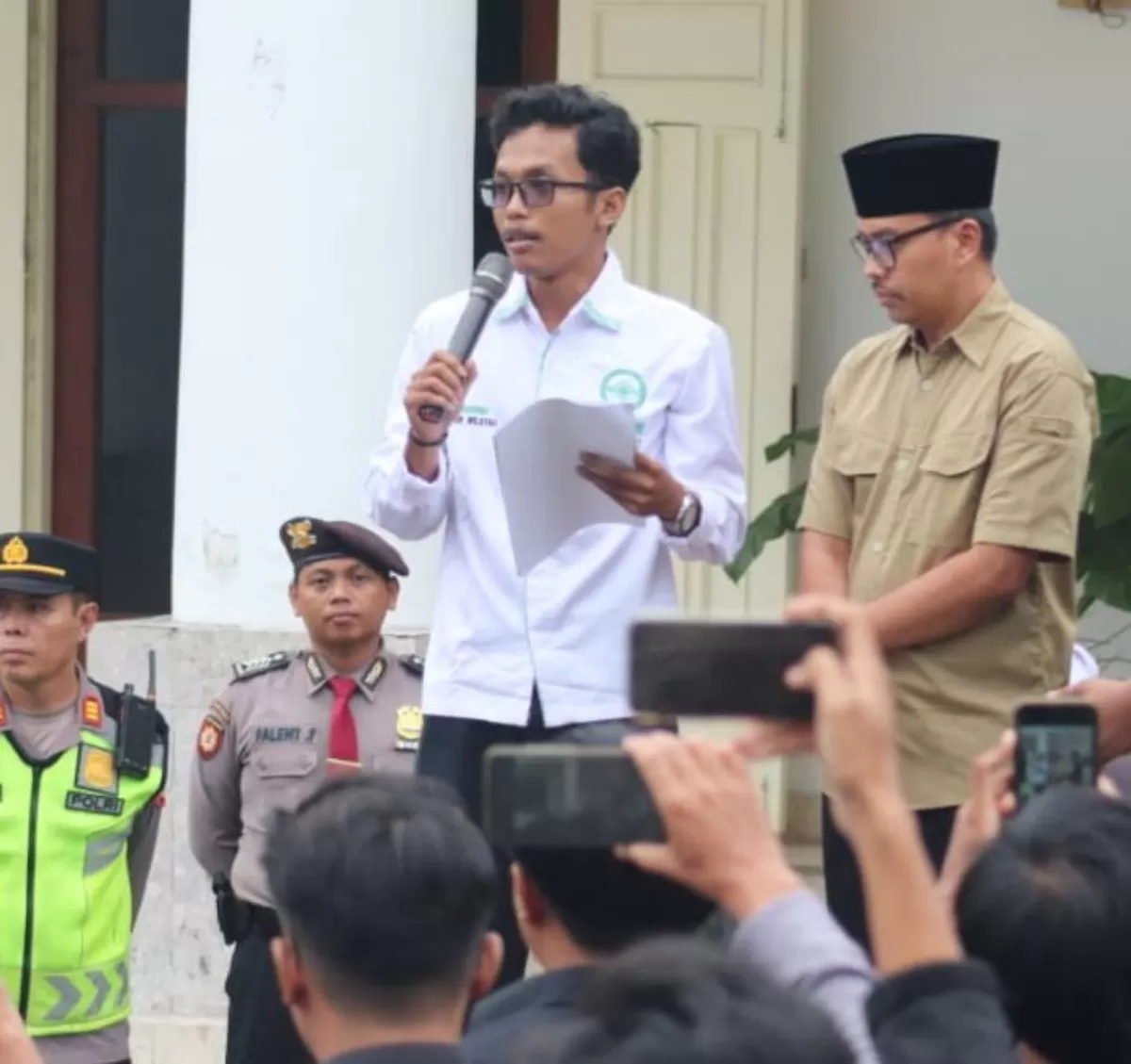 Koordinator Wilayah BEM PTNU DIY, Tegar Pradana. (Foto: CBG)