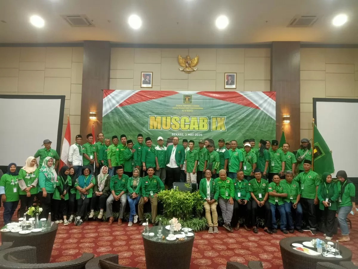 Muscab DPC PPP Kota Bekasi yang menetapkan Nawal Husni sebagai Ketua terpilih