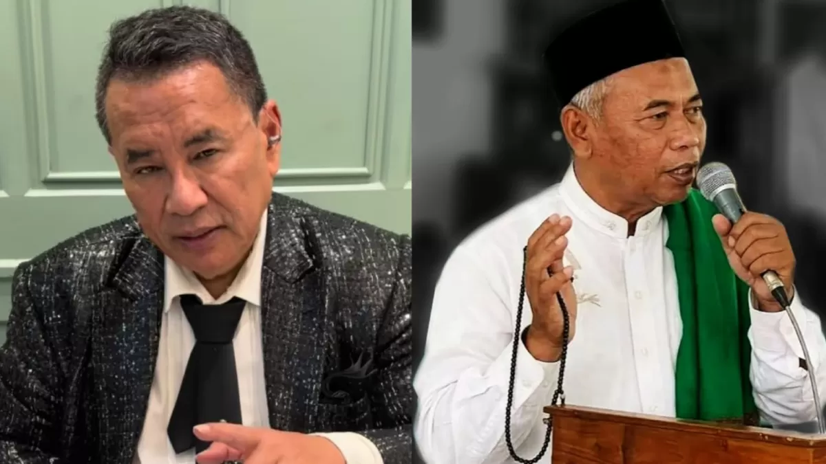 Hotman Paris (kiri) mendesak Kepolisian segera menangkap Ashari (kanan) tersangka pelecehan seksual 50 santriwati Ponpes Ndholo Kusumo, Pati. (Instagram/hotmanparisofficial - pandawaragroup)