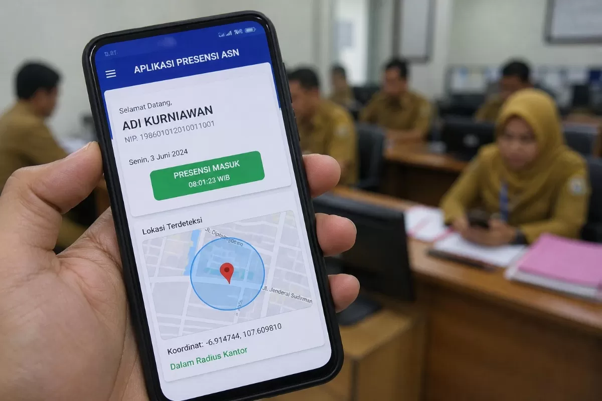 Foto ilustrasi - Dugaan manipulasi presensi ribuan ASN Brebes ungkap celah sistem dan krisis integritas birokrasi daerah. (AI)