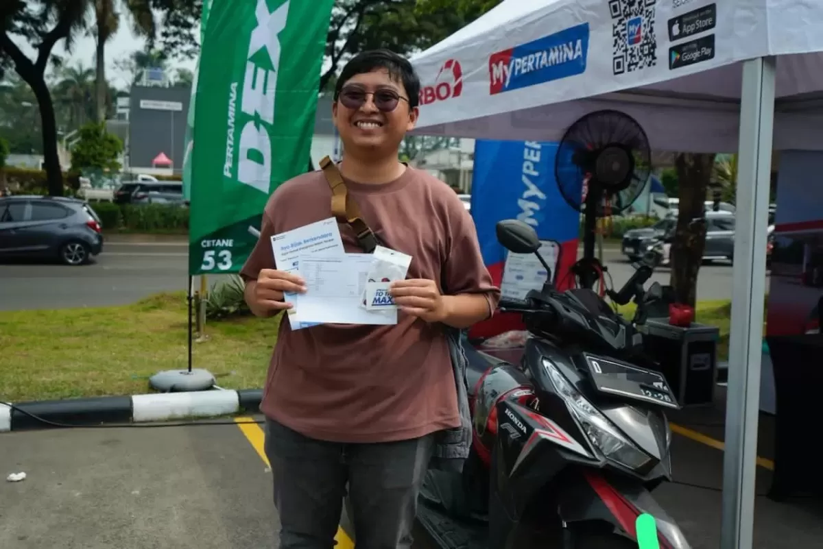 Nikmati uji emisi gratis di 14 SPBU Pertamina Jabodetabek selama Mei 2026 via MyPertamina agar performa mesin tetap prima. (dok. Pertamina Patra Niaga)